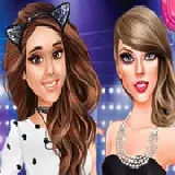 Ariana And Taylor At Music Awards