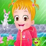 Baby Hazel First Rain