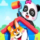 Baby Panda House Cleaning