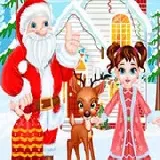 Baby Taylor Christmas Reindeer Fun