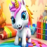 Coloring Book: Unicorn