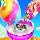 Cotton candy cooking