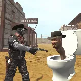 Cowboy vs Skibidi Toilets