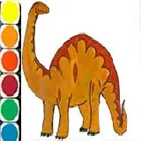 Dino Coloring Game