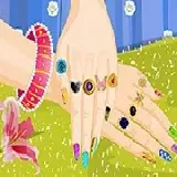 Floral Manicure Decoration