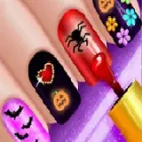 Glow Halloween Nails