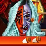 Kylie Jenner Halloween Face Art