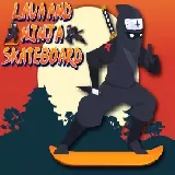 Lava and Ninja Skateboard