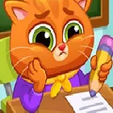 Lovely Virtual Cat At School