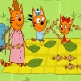 Picnic With Cat Family