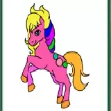 Pony Coloring Book 3